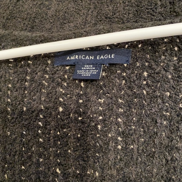 Chunky gray American eagle cardigan - Picture 4 of 5